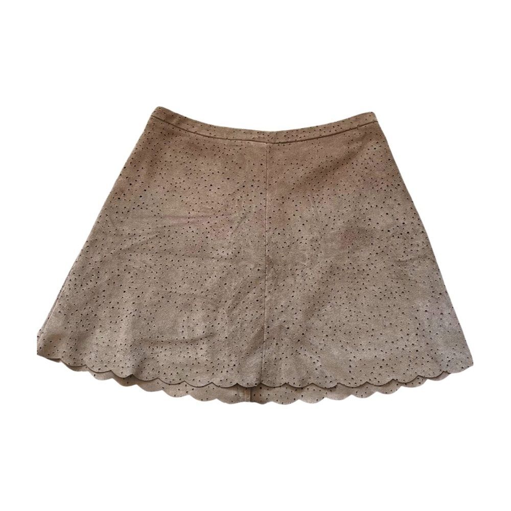 BCBG Suede circle skirt